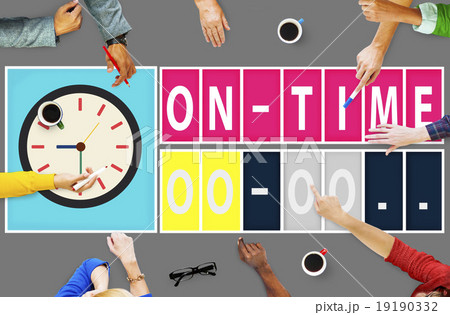 On Time Punctual Efficiency Organization Management Concept 19190332
