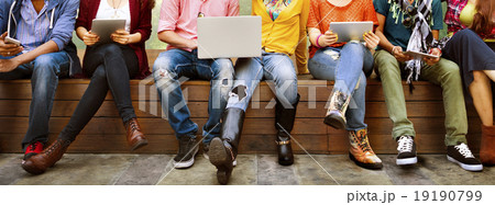 Teenagers Young Team Together Cheerful Concept Teenagers Young Team Together Cheerful Concept 19190799