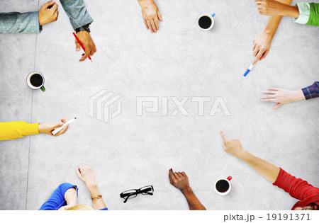 Business People Meeting Analysing Group Concept 19191371