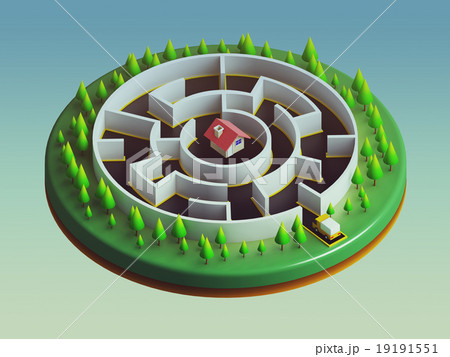 Cars are about to enter the maze 19191551