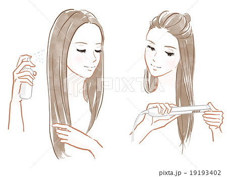 髪のセット 19193402