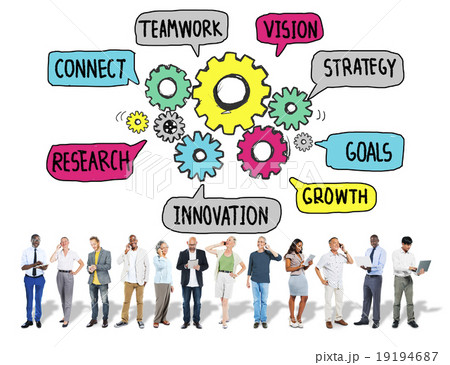 Teamwork Connect Strategy Vision Together Gear Concept Teamwork Connect Strategy Vision Together Gear Concept 19194687