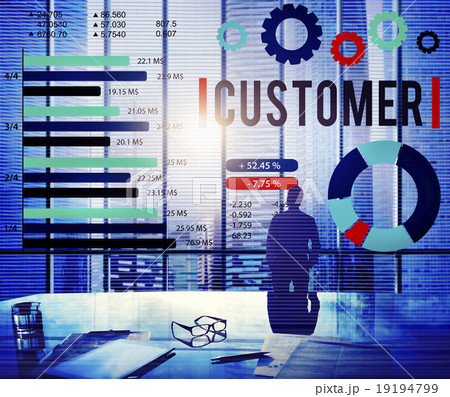 Customer Market Business Corporate Target Concept 19194799