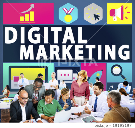 Digital Marketing Commerce Campaign Promotion Concept 19195197