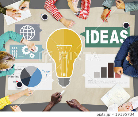 Ideas Creativity Graph Inspiration Thoughts Internet Concept 19195734