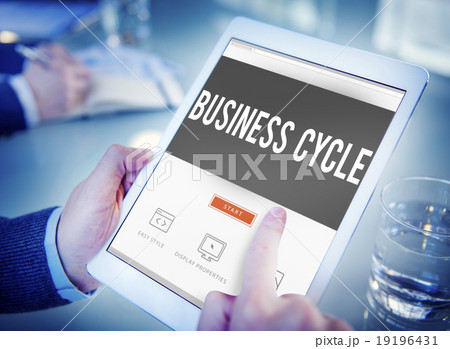 Business Cycle Income Profit Loss Recession Concept Business Cycle Income Profit Loss Recession Concept 19196431