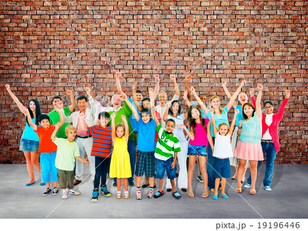 Community Togetherness Children Multiethnic Cheerful Happiness C Community Togetherness Children Multiethnic Cheerful Happiness C 19196446