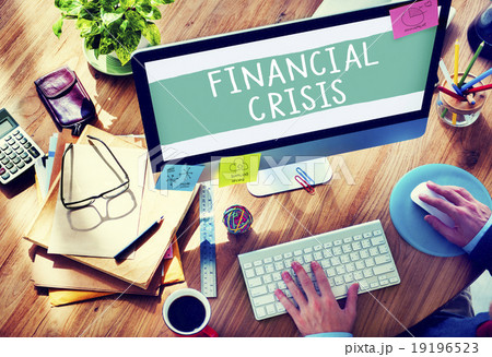 Financial Crisis Bankruptcy Depression Finance Concept Financial Crisis Bankruptcy Depression Finance Concept 19196523