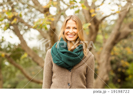 Smiling woman posing for camera 19198722
