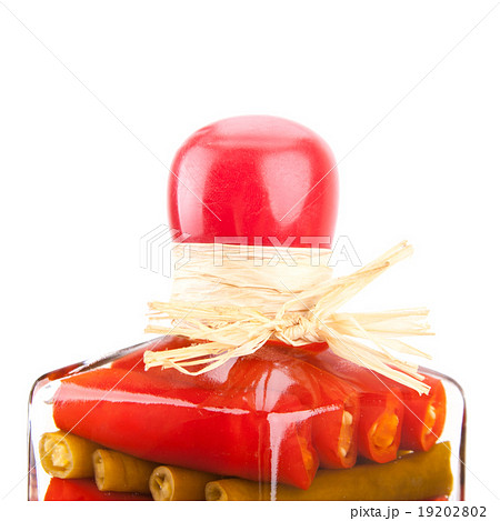Canned vegetables in glass jar 19202802