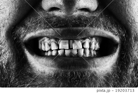 Screaming bearded mouth 19203713