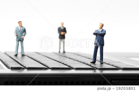 Miniature figurines of businessman Miniature figurines of businessman 19203801