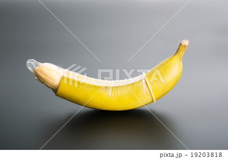 Banana with condom Banana with condom 19203818