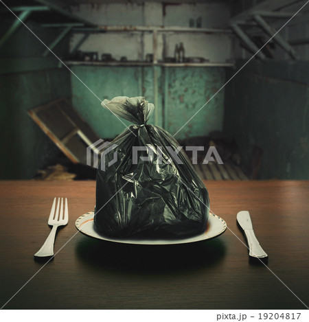 Some food in the garbage package Some food in the garbage package 19204817
