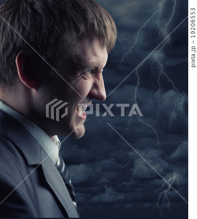 Angry businessman 19206553