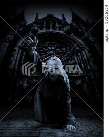 Homeless begging for donation 19206554