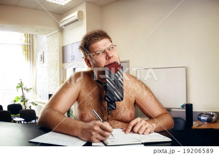 Freak naked businessman Freak naked businessman 19206589