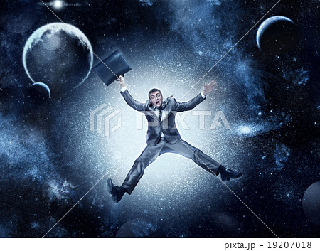 Businessman in space Businessman in space 19207018