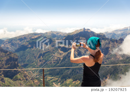 Woman in the mountains 19207925