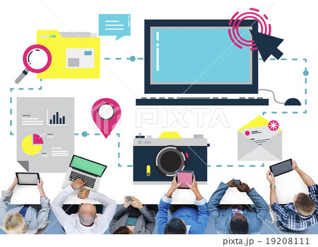 Digital Device Computer Connecting Internet Online Concept Digital Device Computer Connecting Internet Online Concept 19208111