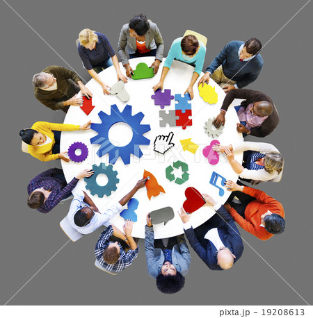 Connection Corporate Teamwork Gear Technology Concept Connection Corporate Teamwork Gear Technology Concept 19208613