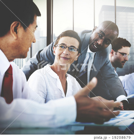 Business People Corporate Communication Meeting Concept Business People Corporate Communication Meeting Concept 19208679