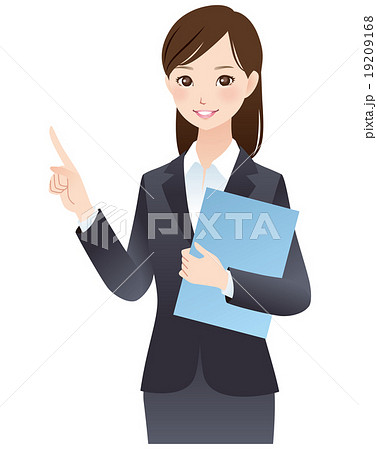 スーツの女性　ビジネス　就職活動 19209168