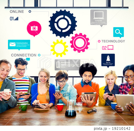 Team Functionality Industy Teamwork Connection Technology Concep 19210142
