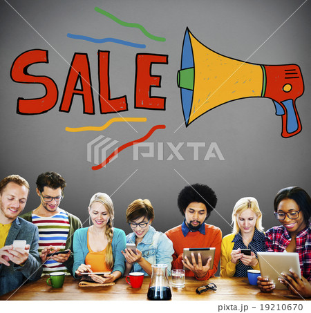 Discount Sales Selling Commerce Marketing Concept 19210670