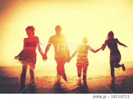 Friendship Freedom Beach Summer Holiday Concept Friendship Freedom Beach Summer Holiday Concept 19210721