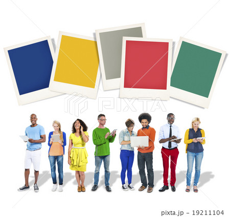 Polaroid Paper Instant Camera Photography Media Concept Polaroid Paper Instant Camera Photography Media Concept 19211104