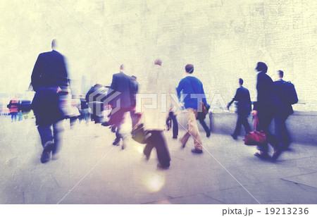 Peoplel Commuter Walking City Urban Scene Concept Peoplel Commuter Walking City Urban Scene Concept 19213236