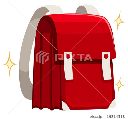 Brand new schoolbag in red color 19214518