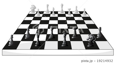 Boardgame of chess in black and white Boardgame of chess in black and white 19214932