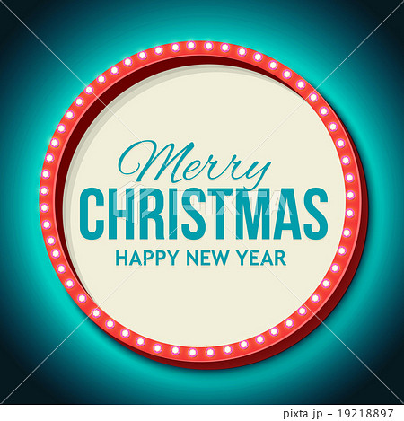 Congratulation to Christmas with Night retro 19218897