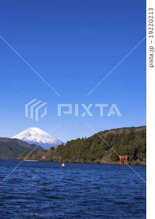 芦の湖より富士山 芦の湖より富士山 19220213