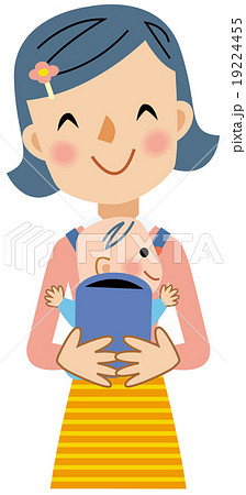 抱っこ紐で抱っこ 19224455