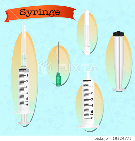 Vector illustration of Medical Syringe Vector illustration of Medical Syringe 19224779