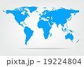 High detail light blue colour world map. 19224804