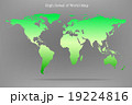 High detail light green colour world map. 19224816