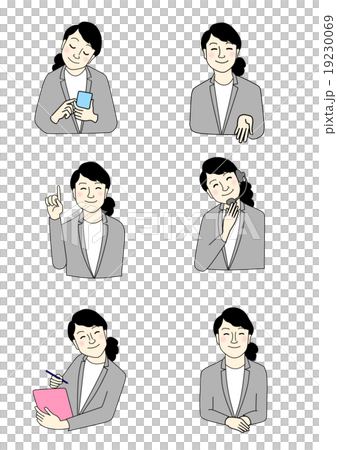 女性 案内などのポーズ 制服 スーツ 女性 案内などのポーズ 制服 スーツ 19230069