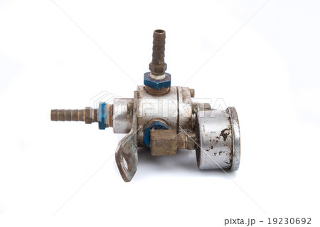 Close up of old engine part 19230692