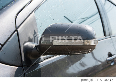 Wing mirror of grey car Wing mirror of grey car 19230737