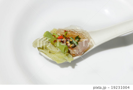 Hot and spicy pork in Thailand. (Jaew Horn) 19231004