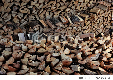 Dry firewood, ready for the oven Dry firewood, ready for the oven 19235318