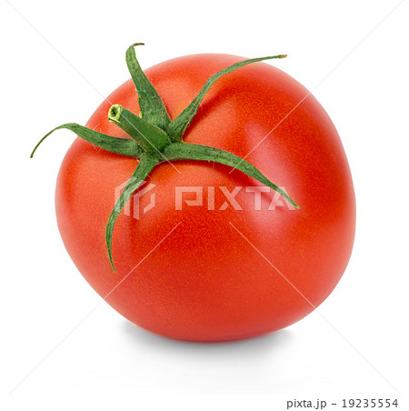 Fresh red tomato isolated on white background. 19235554
