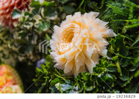 Melon carving craft. 19236829