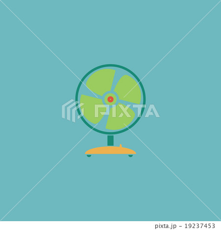 table fan - vector illustration 19237453