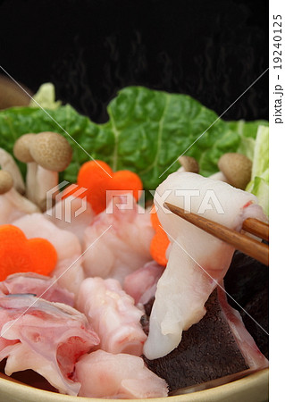 鍋料理 あんこう鍋 箸上げ 鍋料理 あんこう鍋 箸上げ 19240125