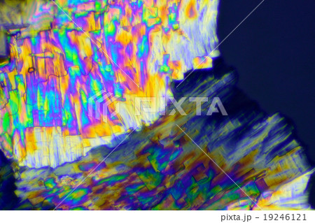 ビタミンCのカラフルな結晶 ビタミンCのカラフルな結晶 19246121